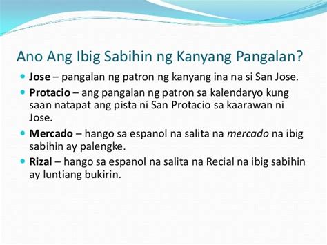 ano ang totoong pangalan ni|Pangalan .
